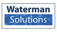 Waterman Solutions logo. Sponsor of Reading Male Voice Chor.